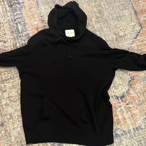 Black American Eagle Hoodie. Size Large